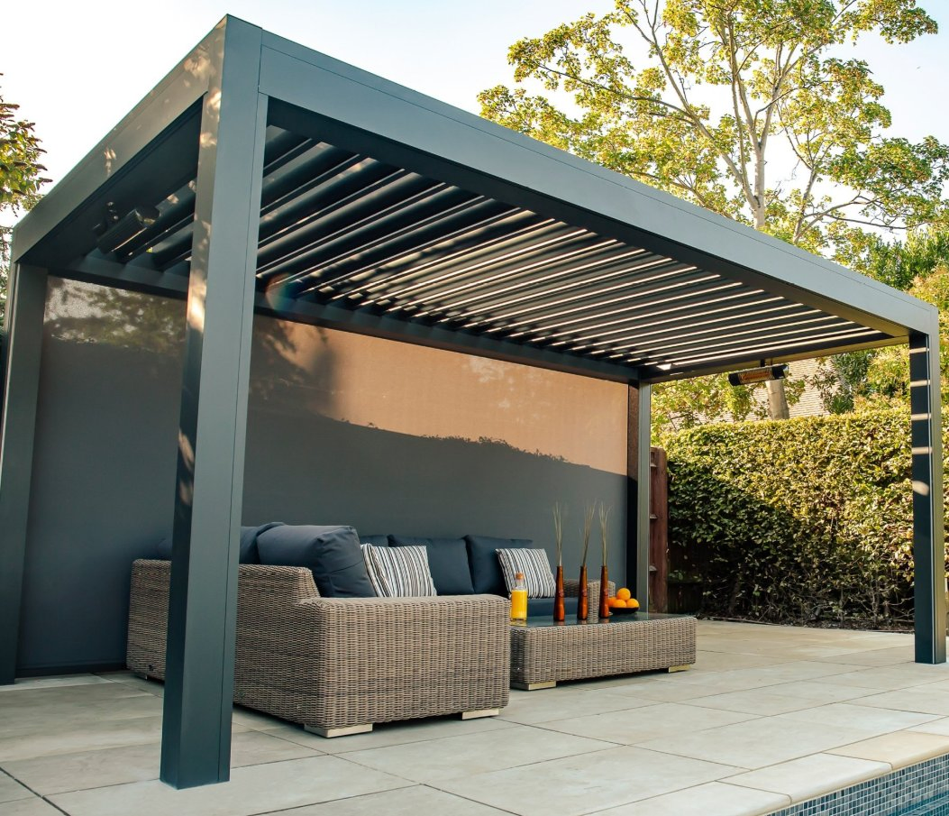 Premium Motorized Aluminum Pergola for Outdoor Patio with Durable Construction