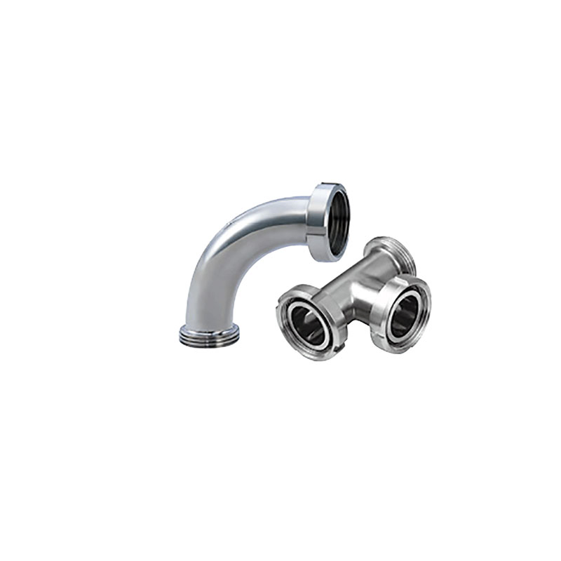 3A Sanitary Stainless Steel Pipe Fittings DIN Hygienic Polished Elbow Tee Reducer