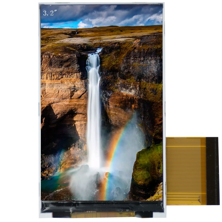 High Brightness 3.2 Inch Industrial LCD Panel Resolution 240X400 Interface RGB Color TFT Touch Screen