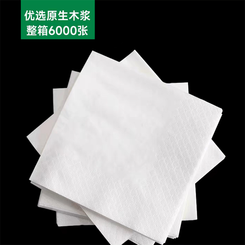 High Quality Embossed Recycled Virgin Wood Pulp Skin Friendly Paper Napkin