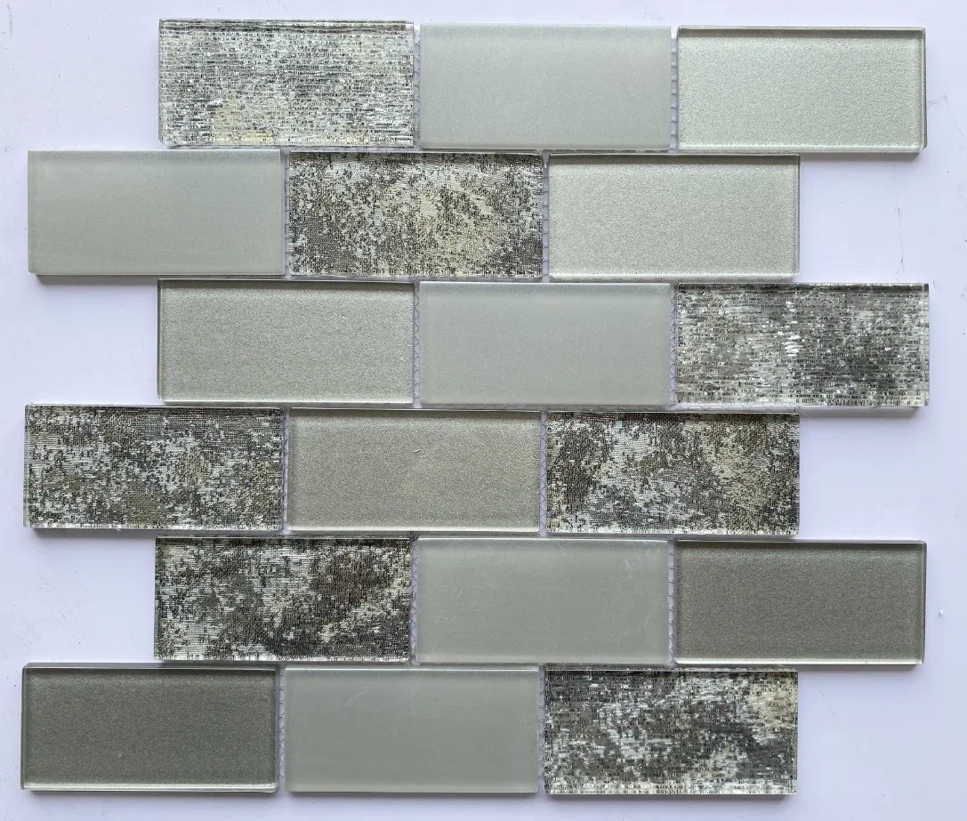 Мозаика стеклянная черная, современный дизайн, кирпичный стиль