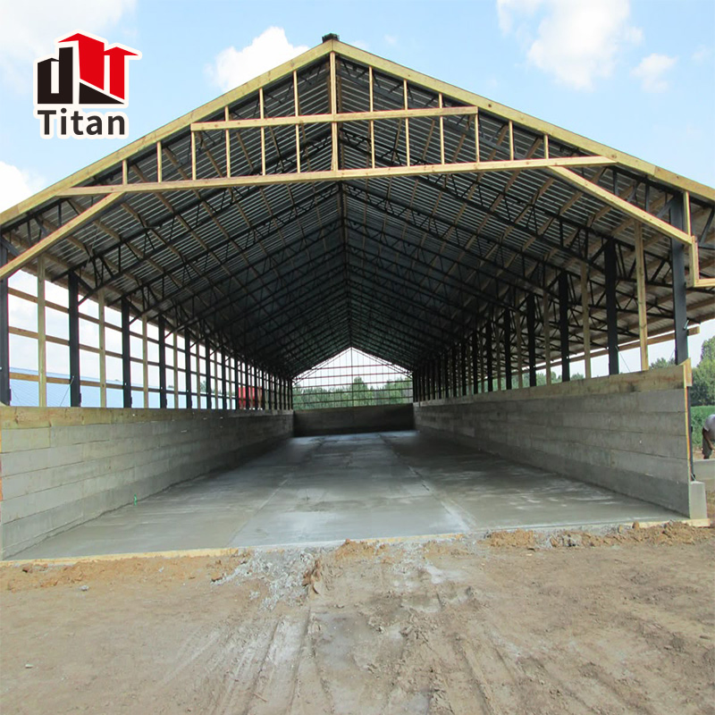 Agricultural Farm Tractor Machinery Storage Metal Steel Shed