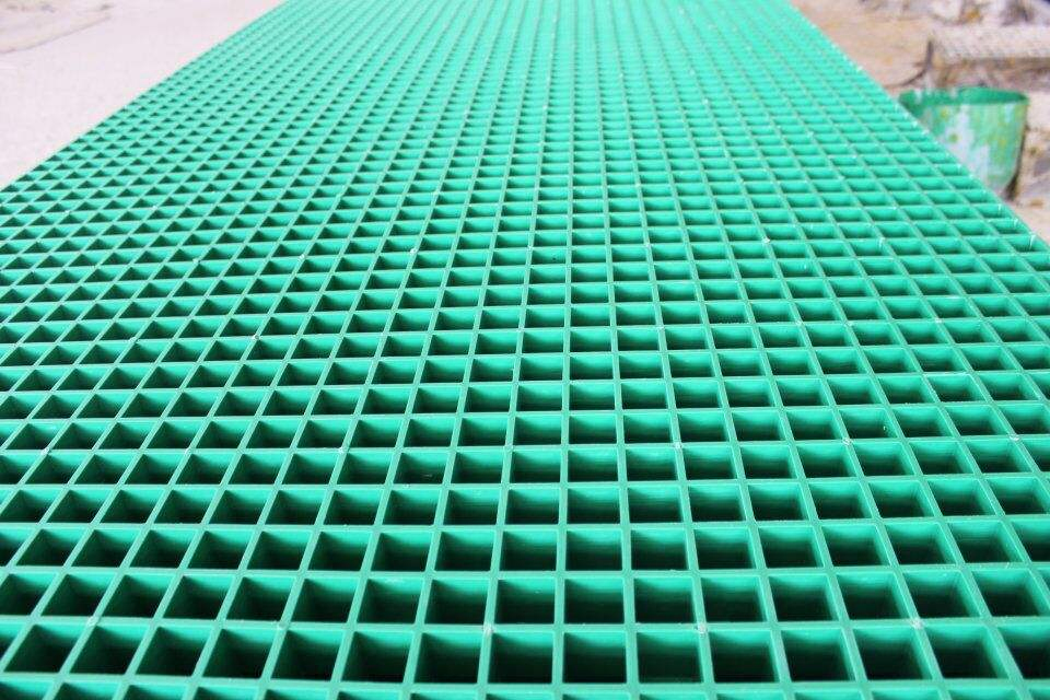 Brand-New Products Fiberglass Bar Grating Easy Installation FRP Grid Grating for Construction Facilities