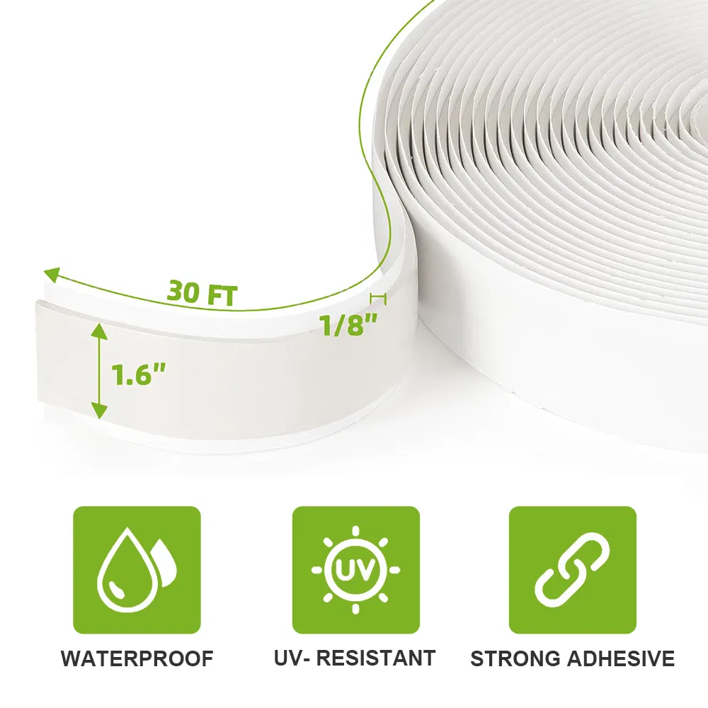 Butyl Mastic Sealant Adhesive Tape Heat Resistant Rubber Roof Tape Waterproofing Double Sided Butyl Rubber Waterproof Tape