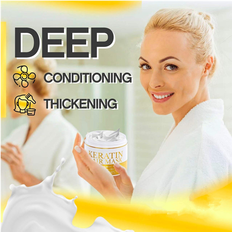 Professional Keratin Avocado Hair Treatment Repairs Dry & Damaged Hair Mask