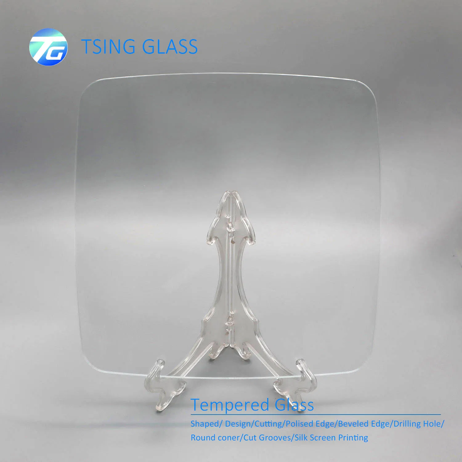 6/8/10/12mm Polished Edge Ultra Clear Float Tempered Laminated Glass Super White Glass for Showcase Display Cabinet Furniture