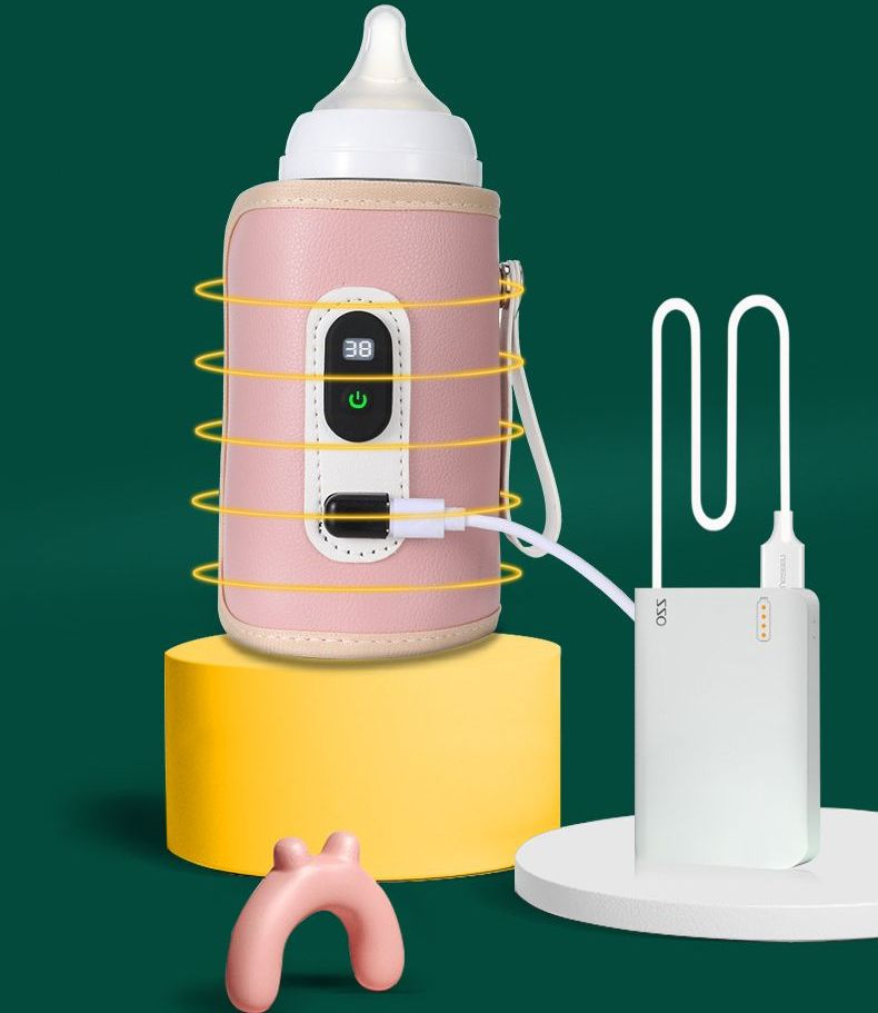 Portable USB Baby Bottle Warmer with Digital Temperature Control