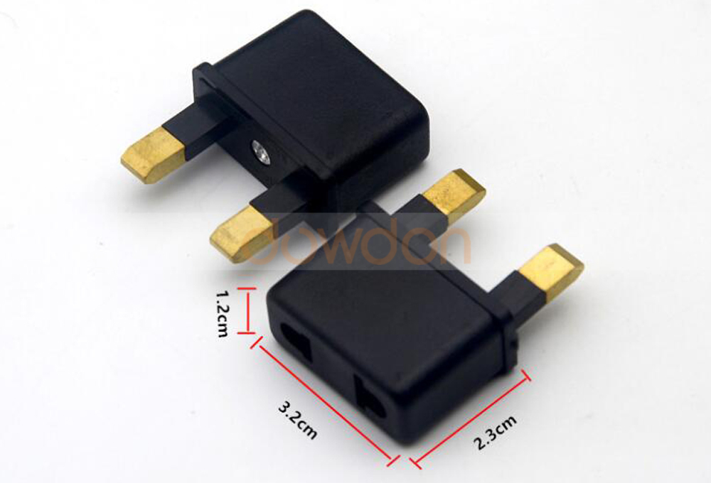 Конвертер-адаптер питания US/EU в UK, 110-250V, 6A, 500W