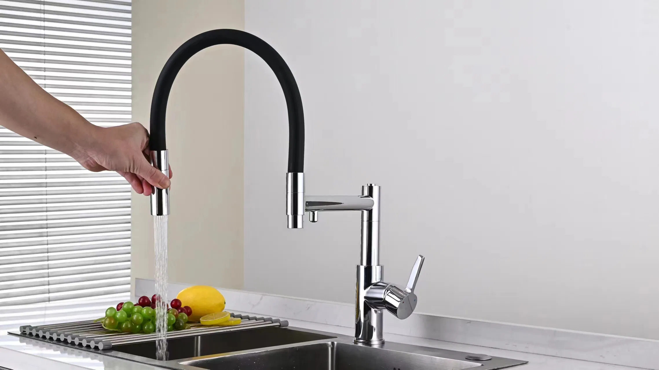 Смеситель для кухни с фильтром OUDINUO ODN-23730C