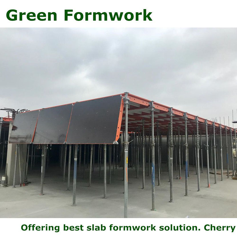 Fast and Efficient Quick Release Green Formwork for Concrete Shoring
