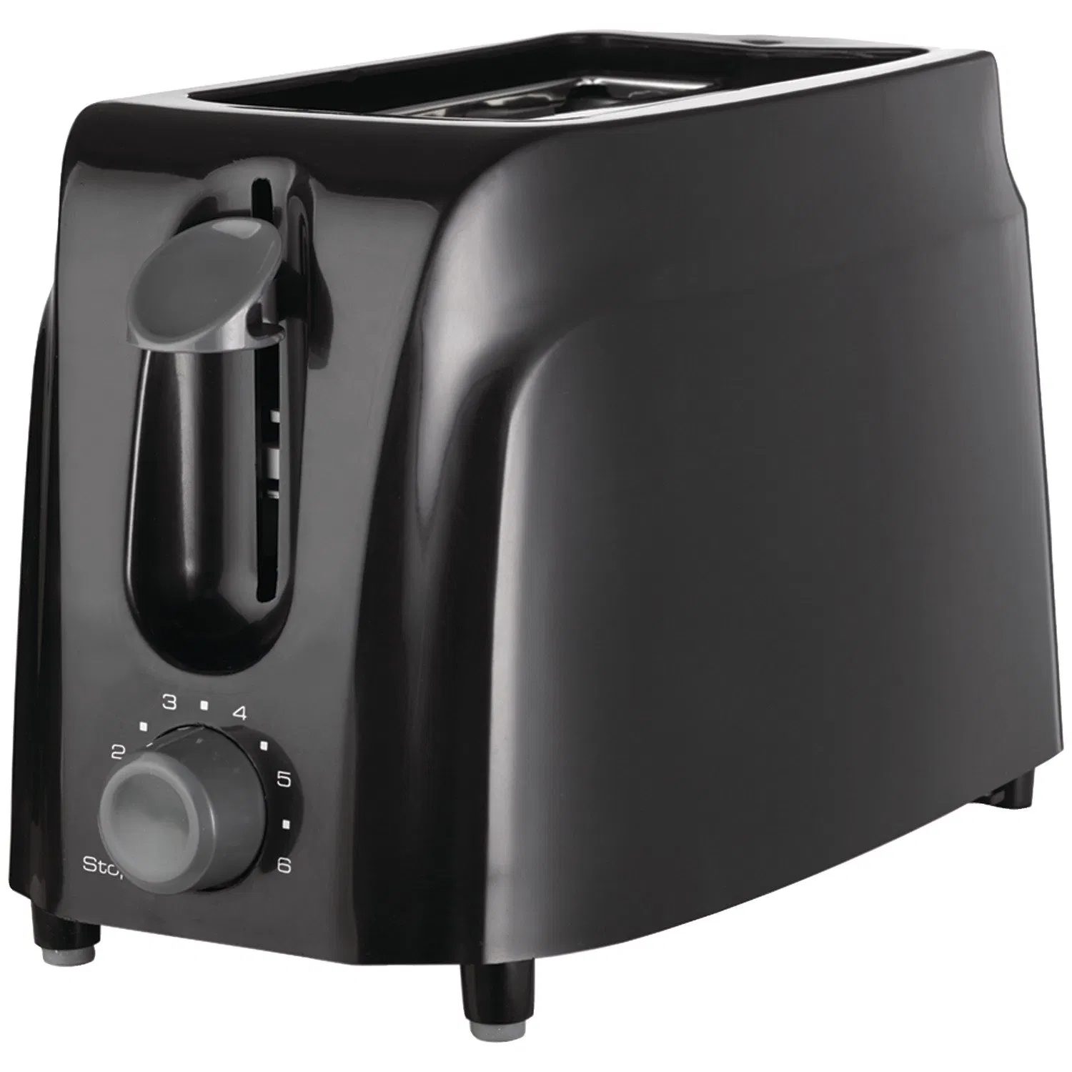 New-Style Kitchen Supplies Black Cool Touch 2 Slice Electric Bread Toaster