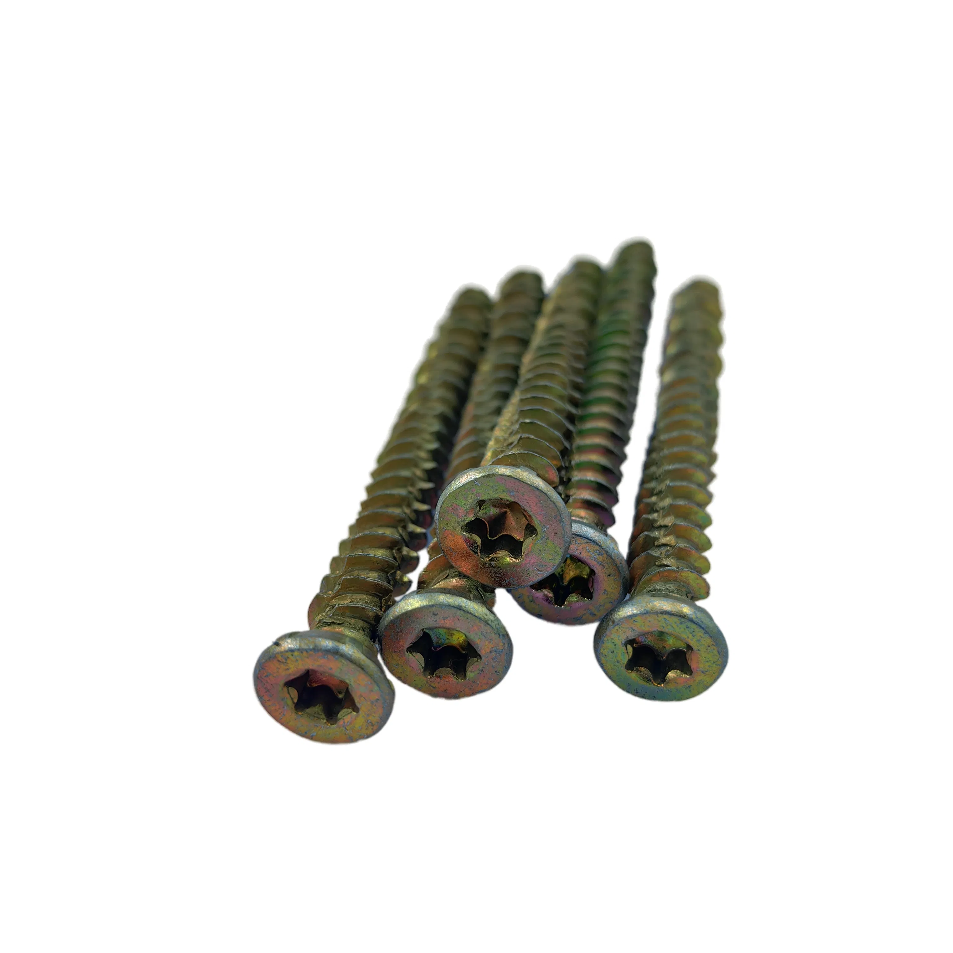 Yellow Zinc Plate Heavy-Duty Countersunk Head Concrete Screw for Secure Fastening