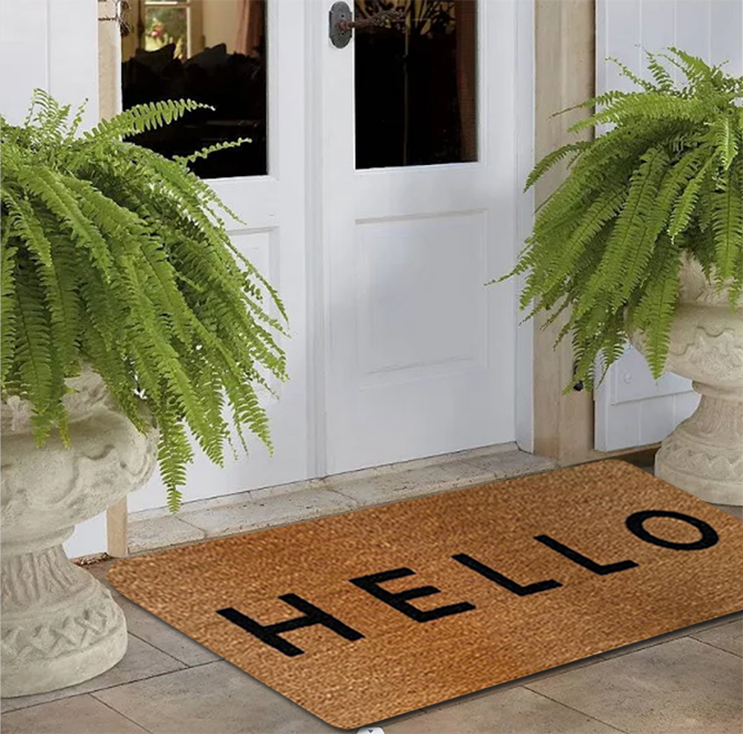 Non Slippery Coconut Coir Door Mats Applicable for Indoors and Outdoor Made From Natural Coir Fiber Eco-Friendly and Sustainable