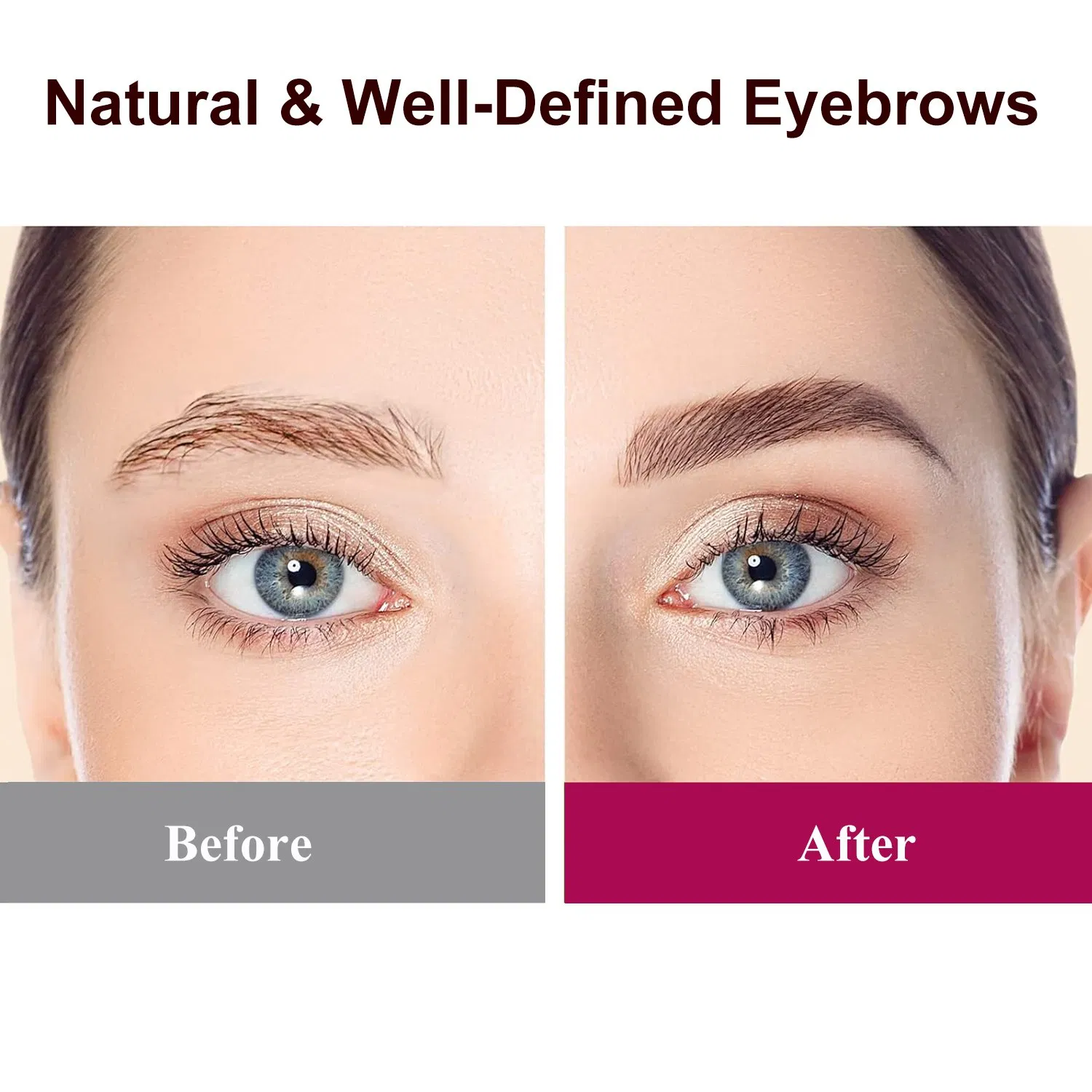 Best Waterproof Long Lasting Black Brow Eyebrow Pencil 4-Fork-Tip Wholesale Cosmetics