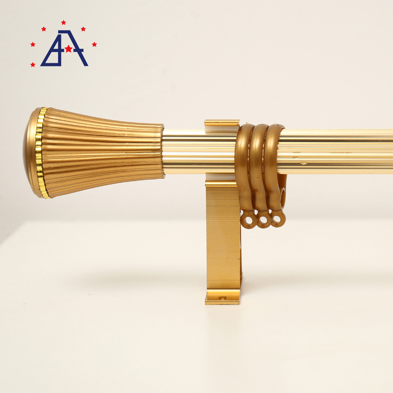 Fashion Design Double Aluminium Roman Curtains Rod