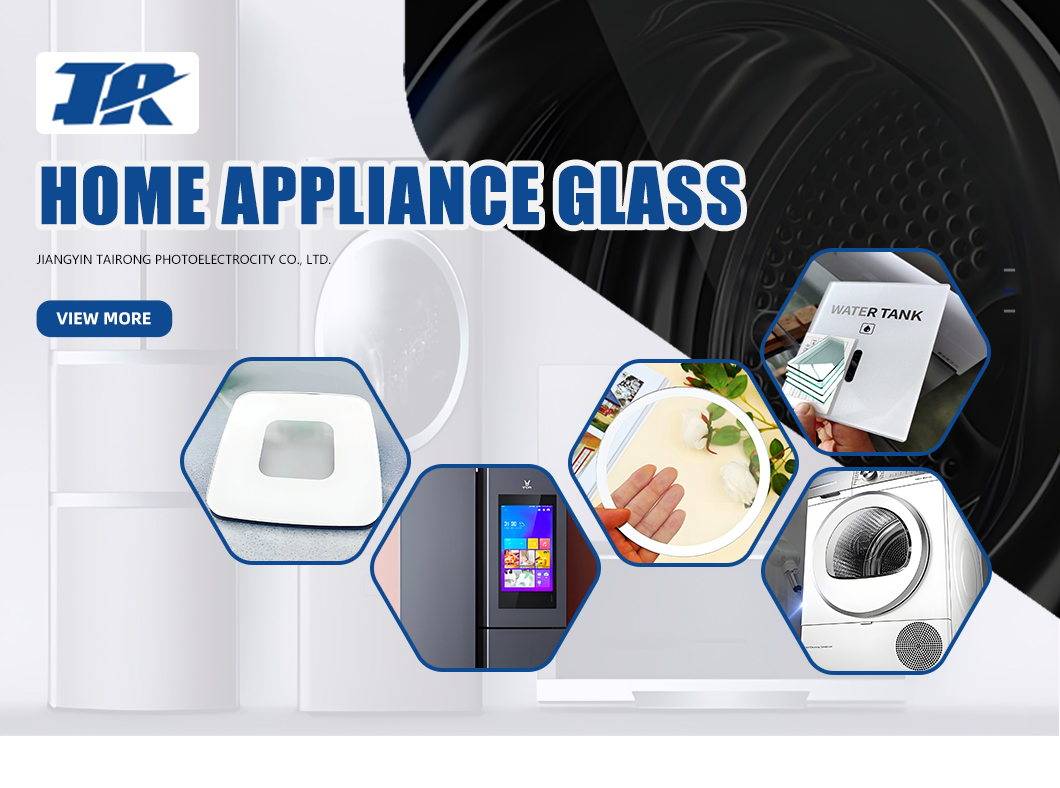 Stylish Colored Tempered Glass for Refrigerators Door Display Glass