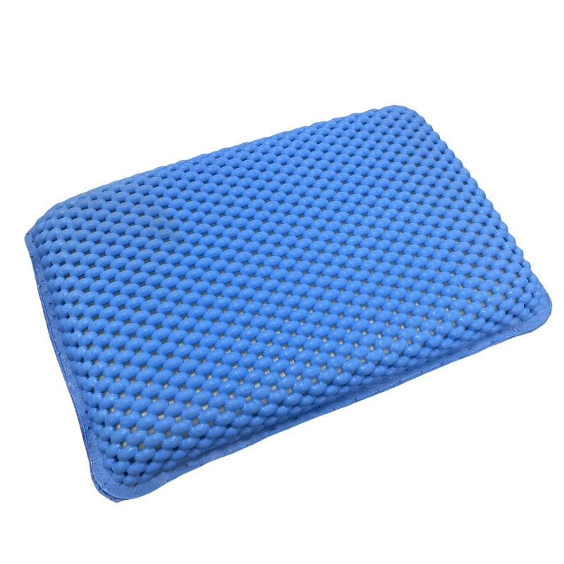20X 29cm Solid Color Bathtub Pillow Soft and Comfort Eco Friendly PVC Bath Pillow with Suction Cups for Bath Tub