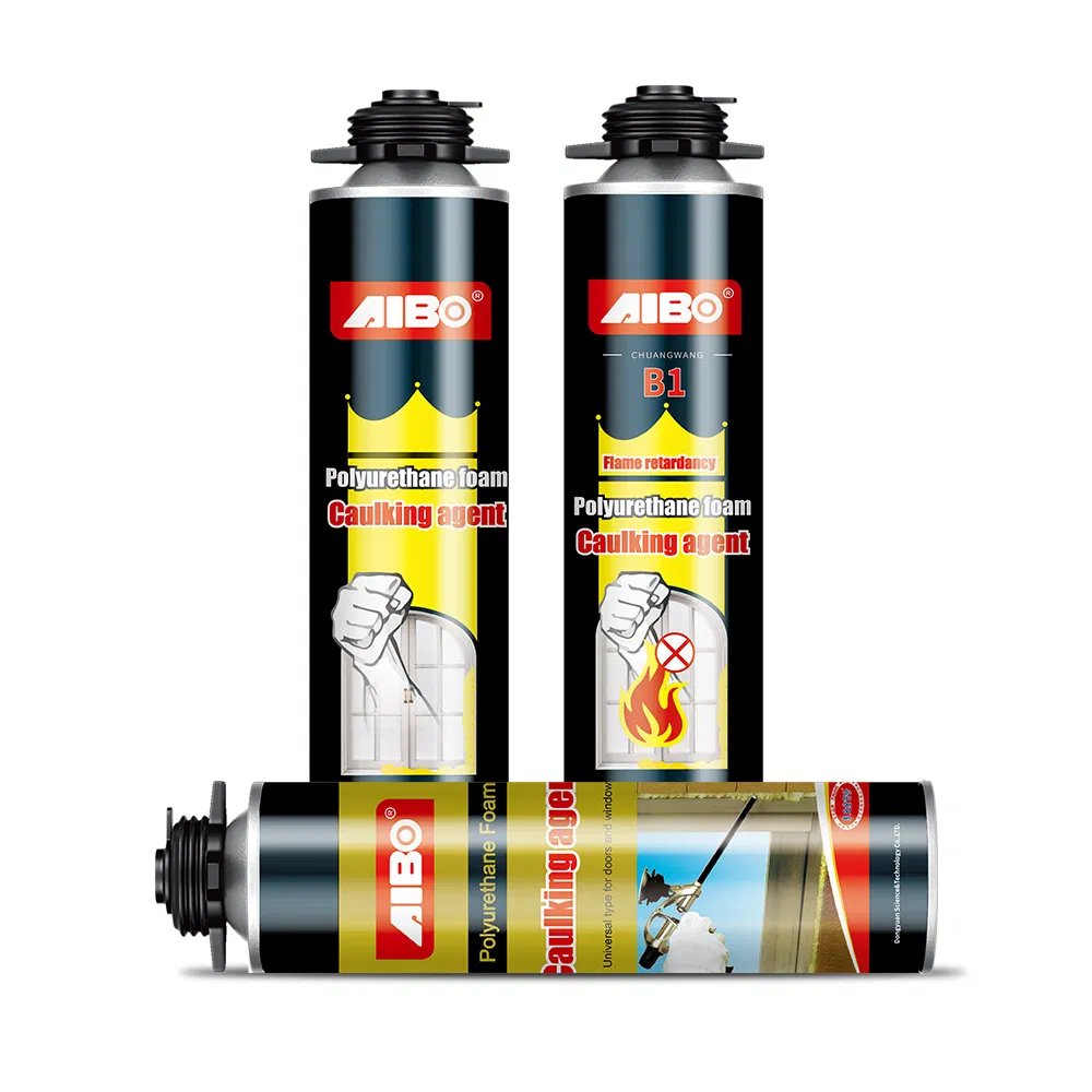 Efficient One Component 750ml B1 Waterproof Expanding Foam for Fiber & Garment Industry
