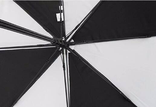 Windproof, sunny, and rainy advertising can be customized with a logo for car reverse double layer hands-free gift umbrella