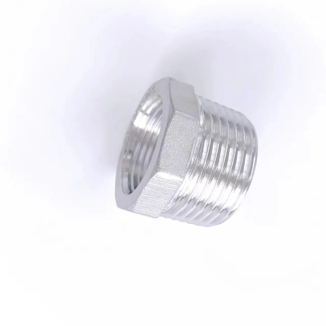 Factory Straight Hair 304 Stainless Steel 2 Inches Hexagon Bushing