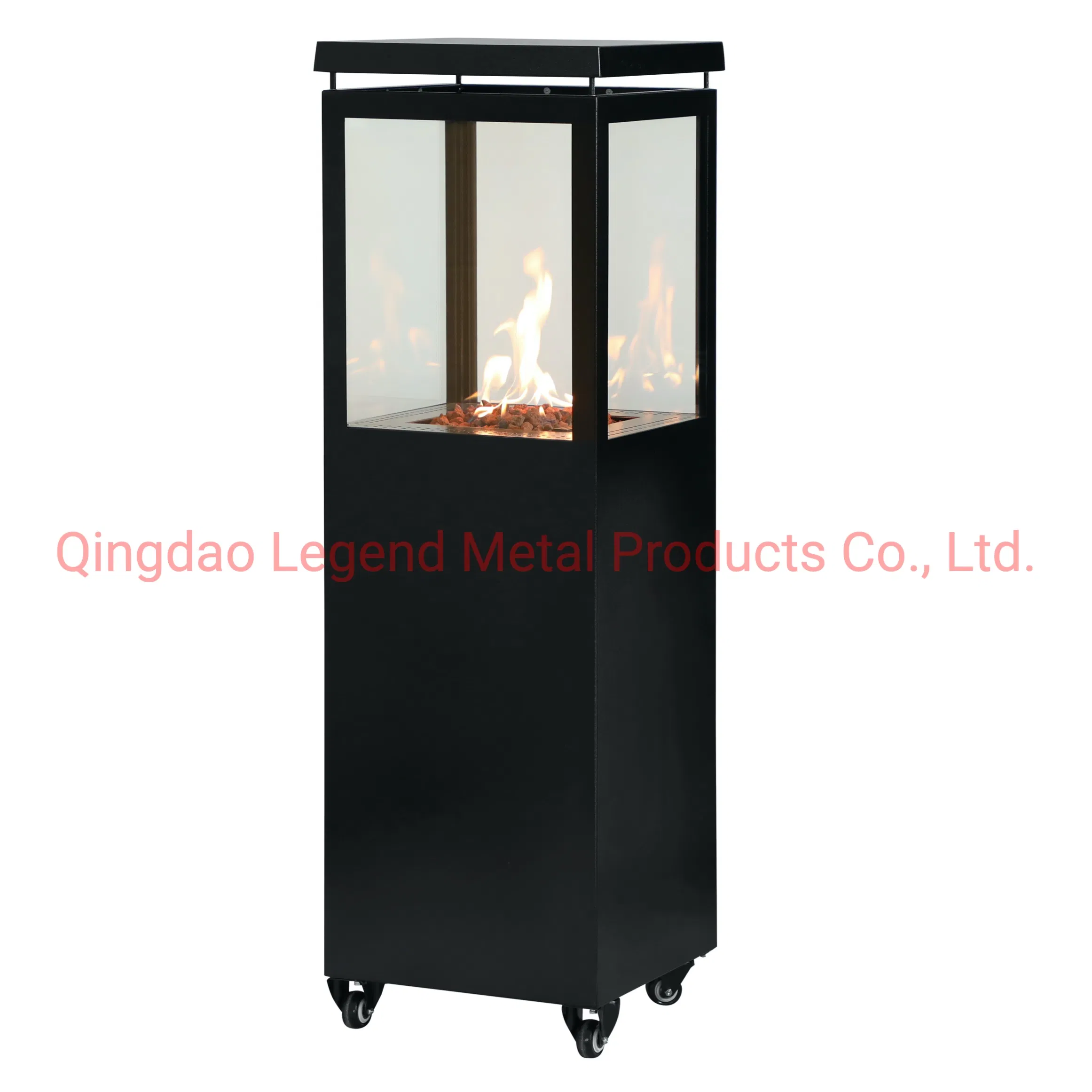 LPG Outdoor Patio Gas Heater with Glass View Flame Using Propane