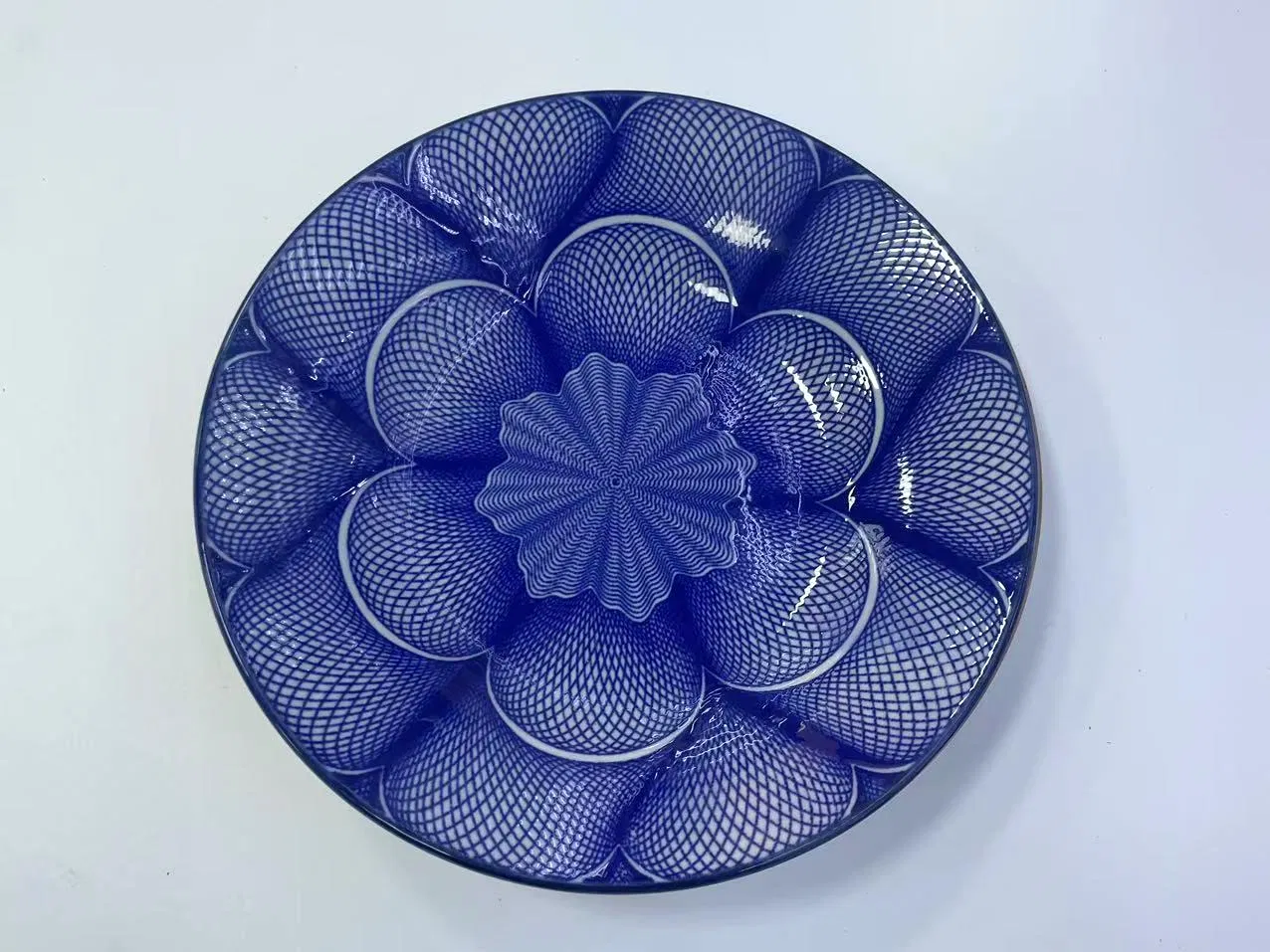Eco-Friendly Healthy Pad Printing 1 Soup Plate 8" Porcelain Ceramic Tableware