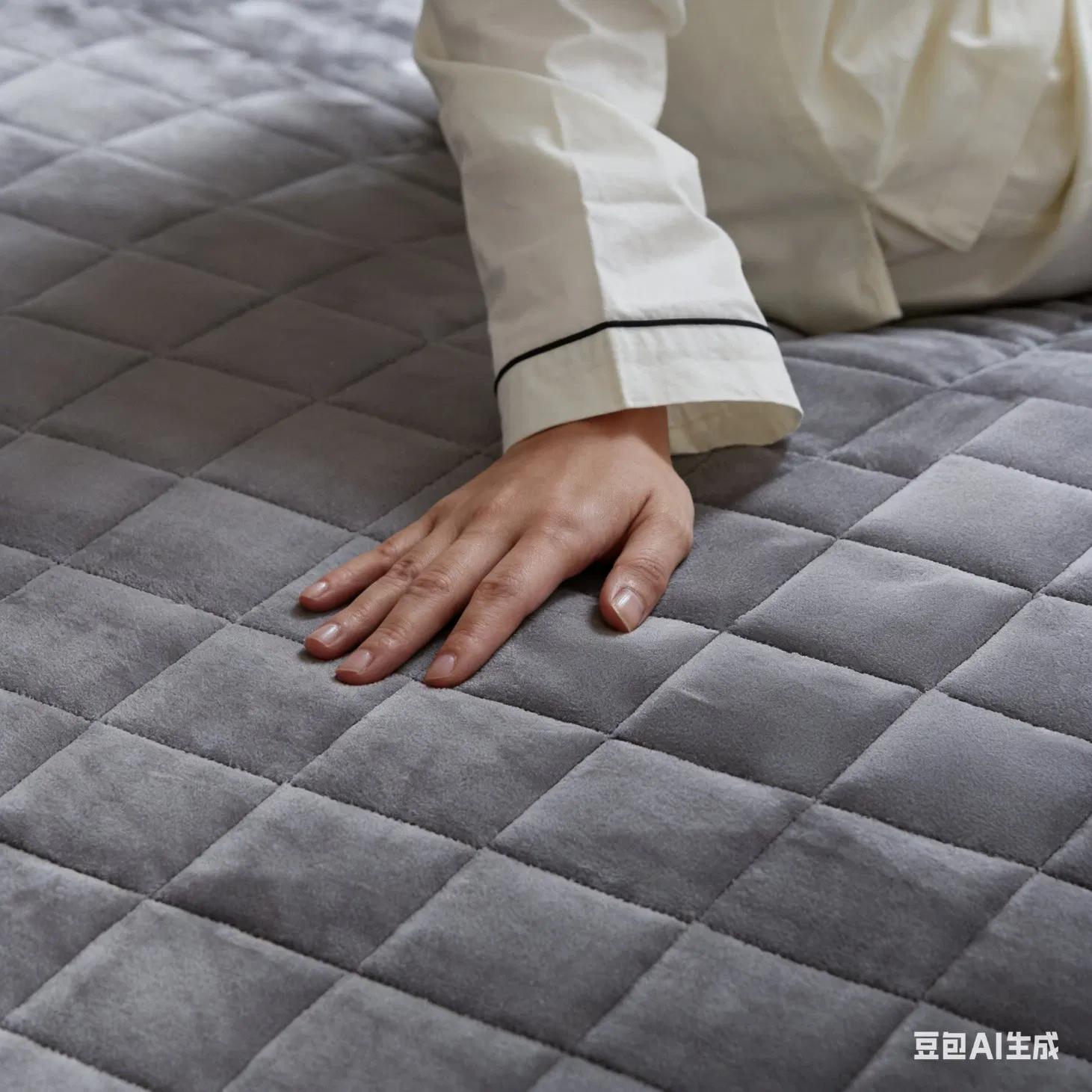 Warm Soft Long Hair Fleece Quilted Microfiber Mattress Cover Protector Pad