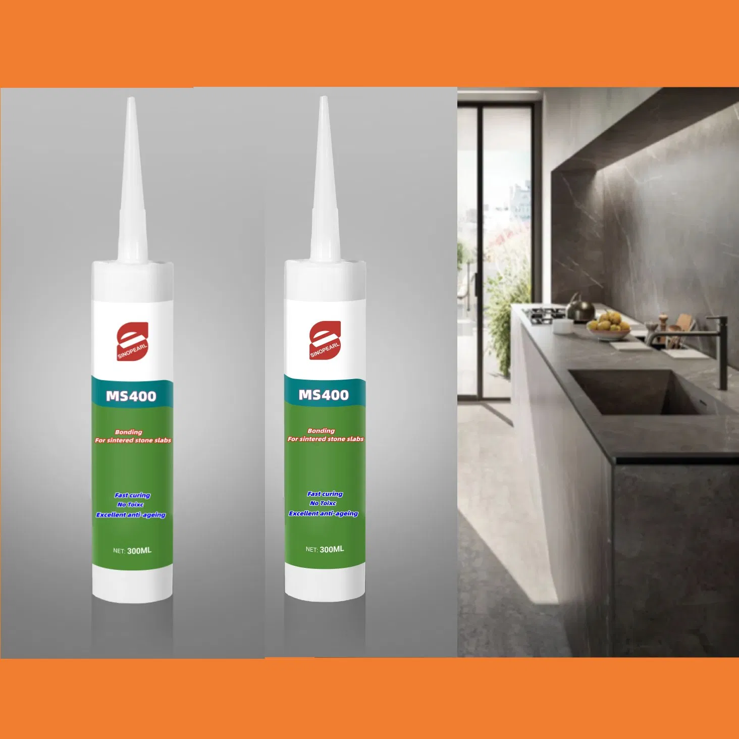 Anti-Aging Easy to Use Sintered Stone Bonding Adhesive