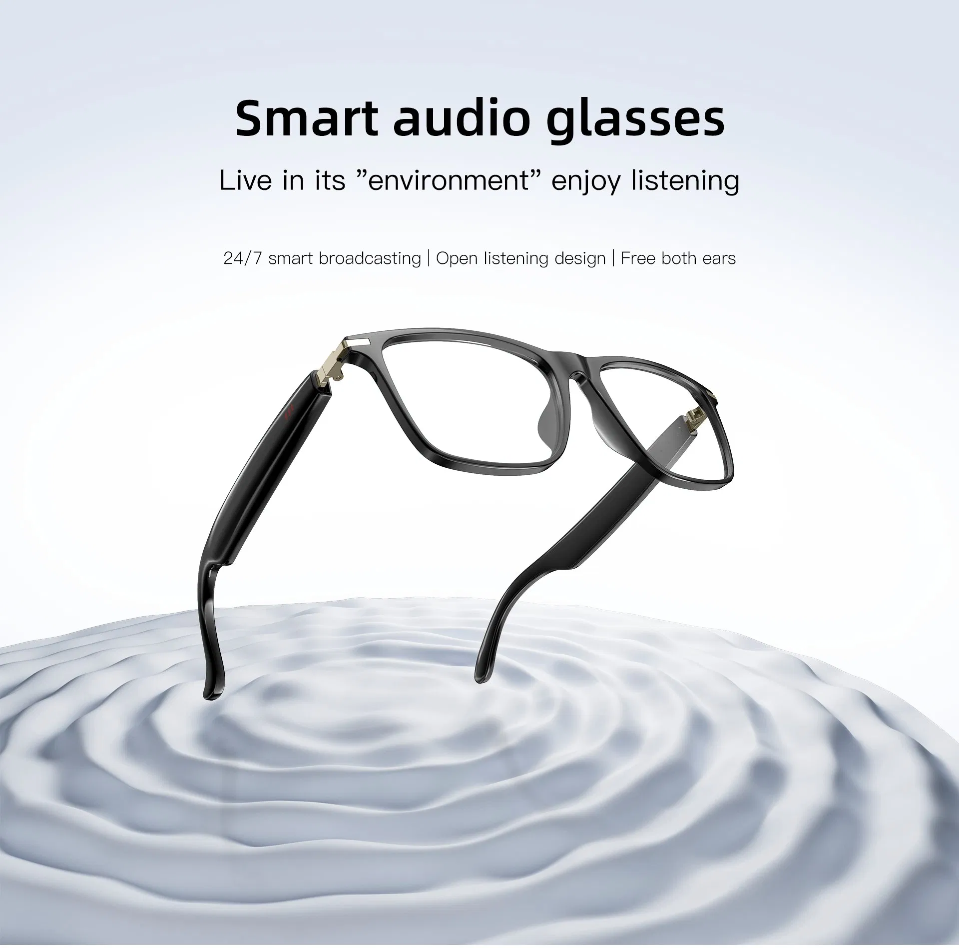 Tr90 Lightweight Smart Glasses Air Conduction 0815 Speakers Bluetooth 5.4 IP68