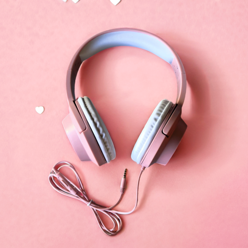 Wired Headphones Earphones with Microphone Volume Control Over-Ear Airline Earphone