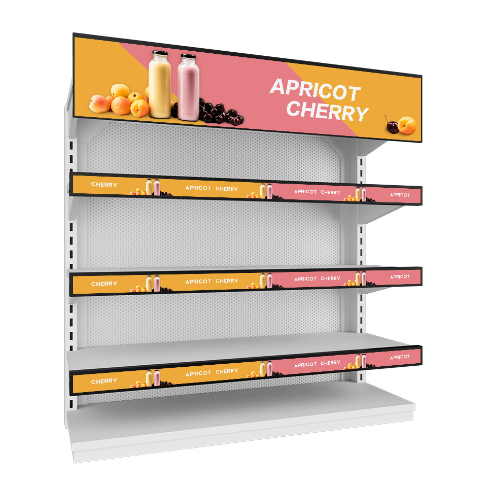 47.1-Inch Stretched LCD Display Screen Customized LCD Shelf Display