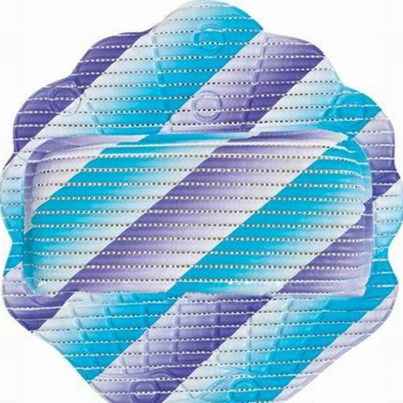 Wholesale Manufacturer Anti Slip White Comfortable PVC Foam Bath Pillow for Bathtub