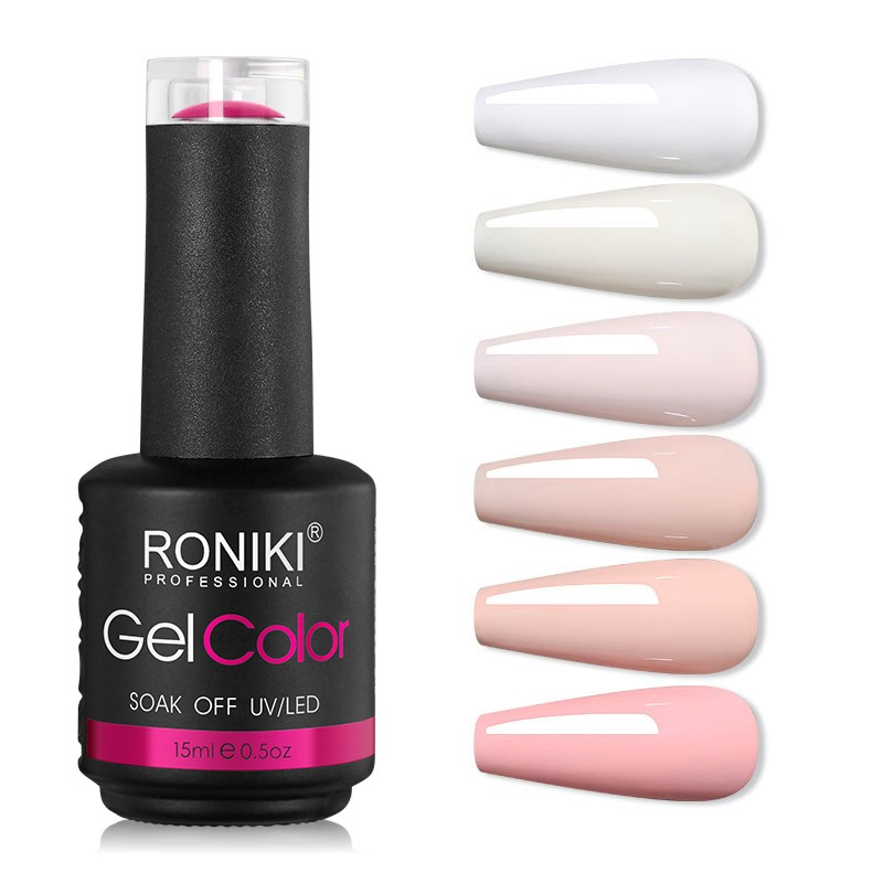 Free Sample Customize Private Label Brand 15ml Colorful Soak off UV Nail Gel Polish