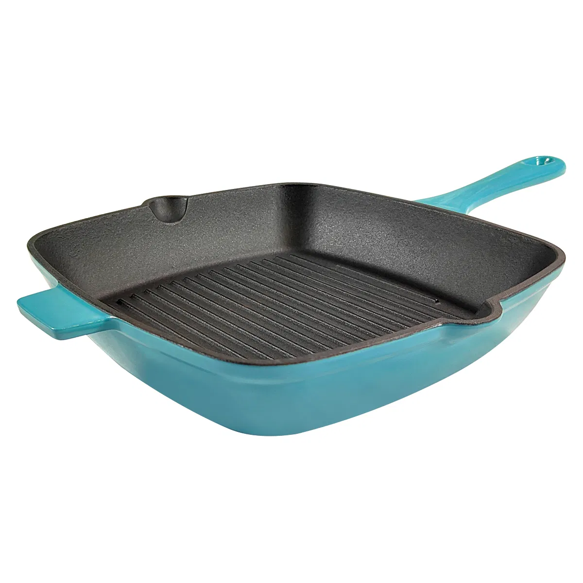 Factory Wholesale Cast Iron Non-Stick Square Frying Pans Single-Handle Design American Style Gas Cooker