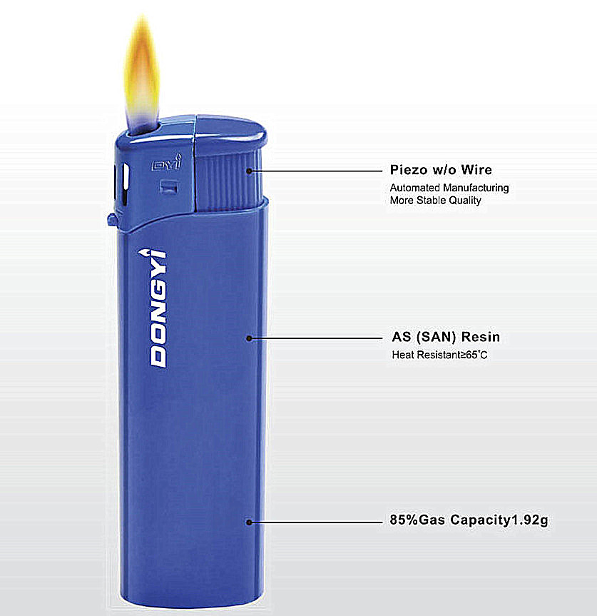 Hunan Dongyi Standard Plastic Electric Cigarette Electric Lighter with En 113869 Certificate