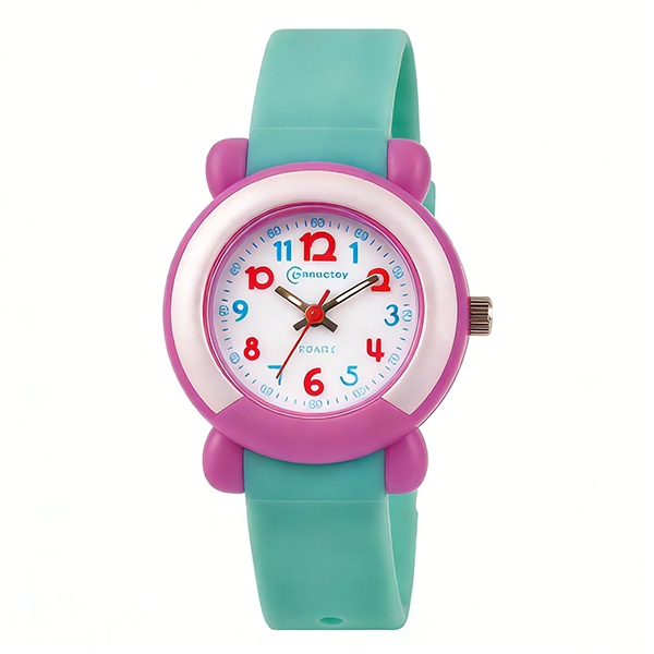 Kids Colorful Plastic Analogue Watch with 3ATM Water-Proof