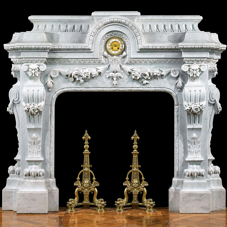 European Design Indoor Decoration Stone Fireplace for Sale