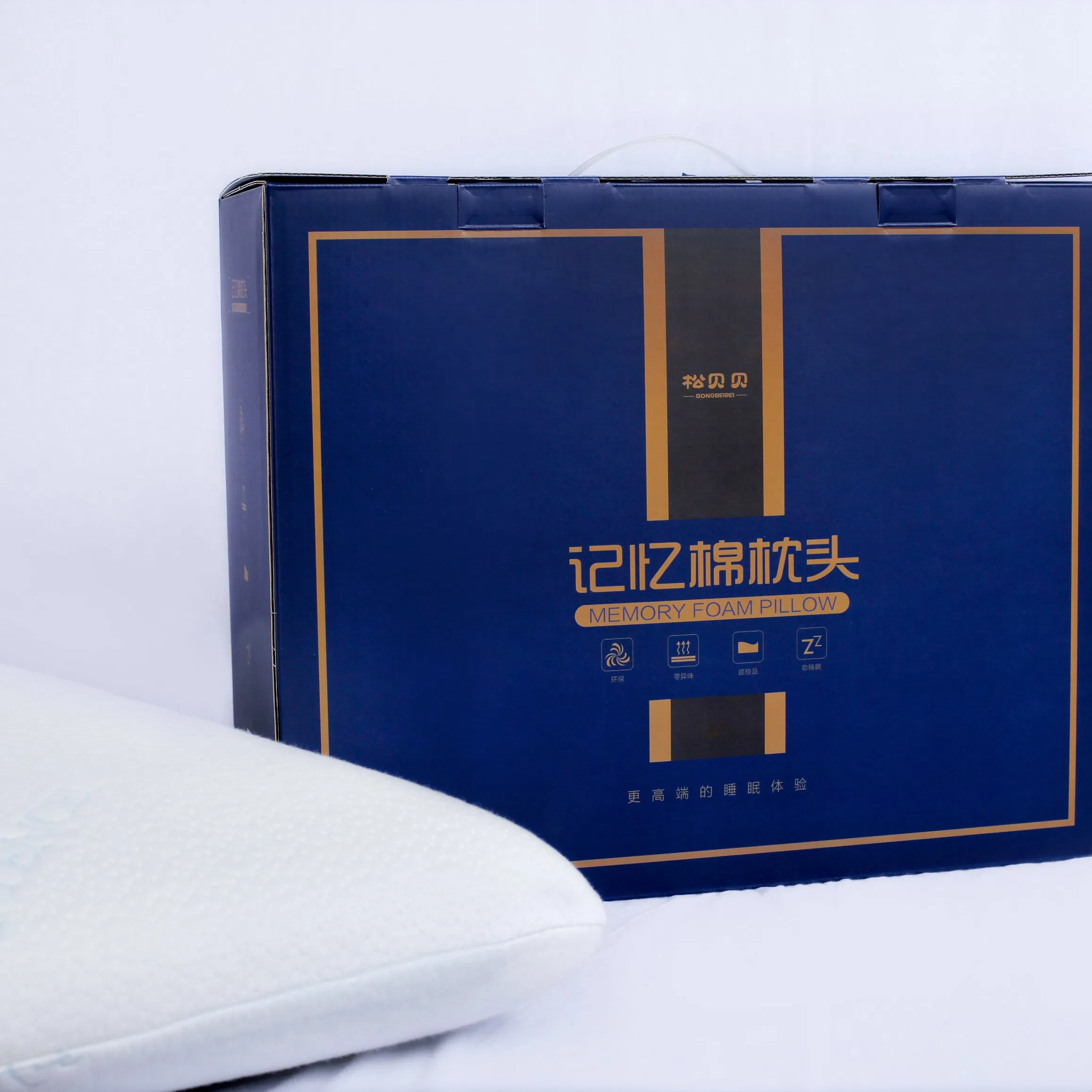 Anti-Mite and Anti-Allergic Super Soft and Comfortable Pillow Large Bread Pillow