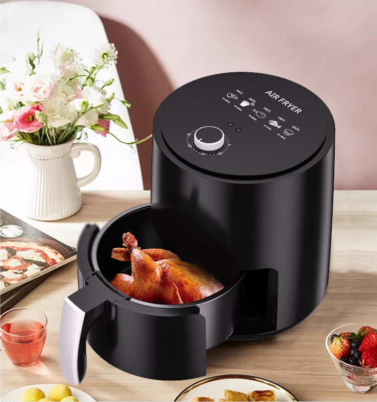 3.2L 1200W Mechanical Phycical Oil Free Air Fryer with Automatic Preheating Function