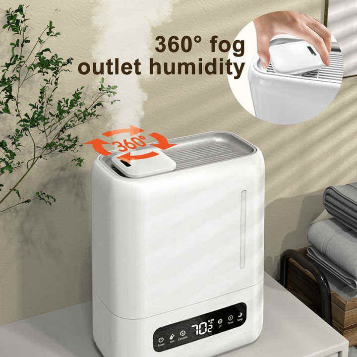 Factory Wholesale Smart Ultrasonic Cool Mist Humidifier Aroma Diffuser Electric Humidifier Greenhouse Air Humidifier