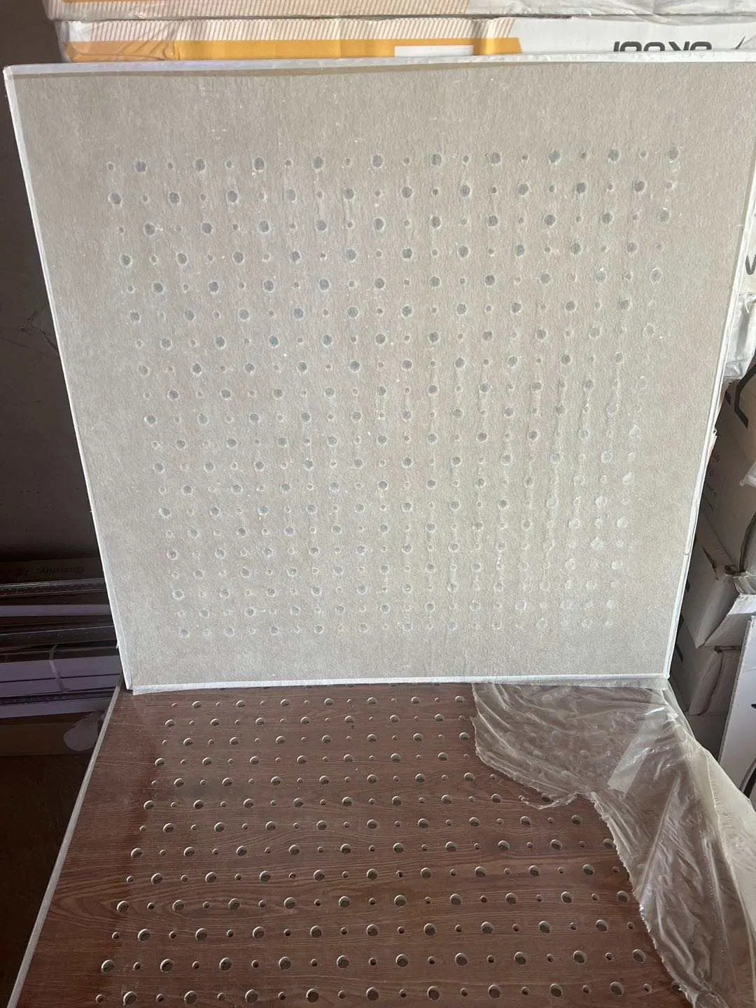 Design for Home Suspended Wooden Perforated PVC Gypsum False Ceiling Board Price