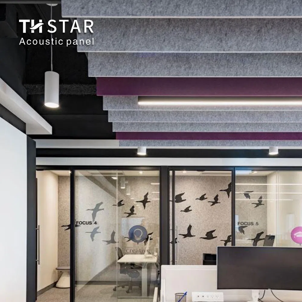 Customized Euroyal Acoustic Foam Polyester Fiber Panel