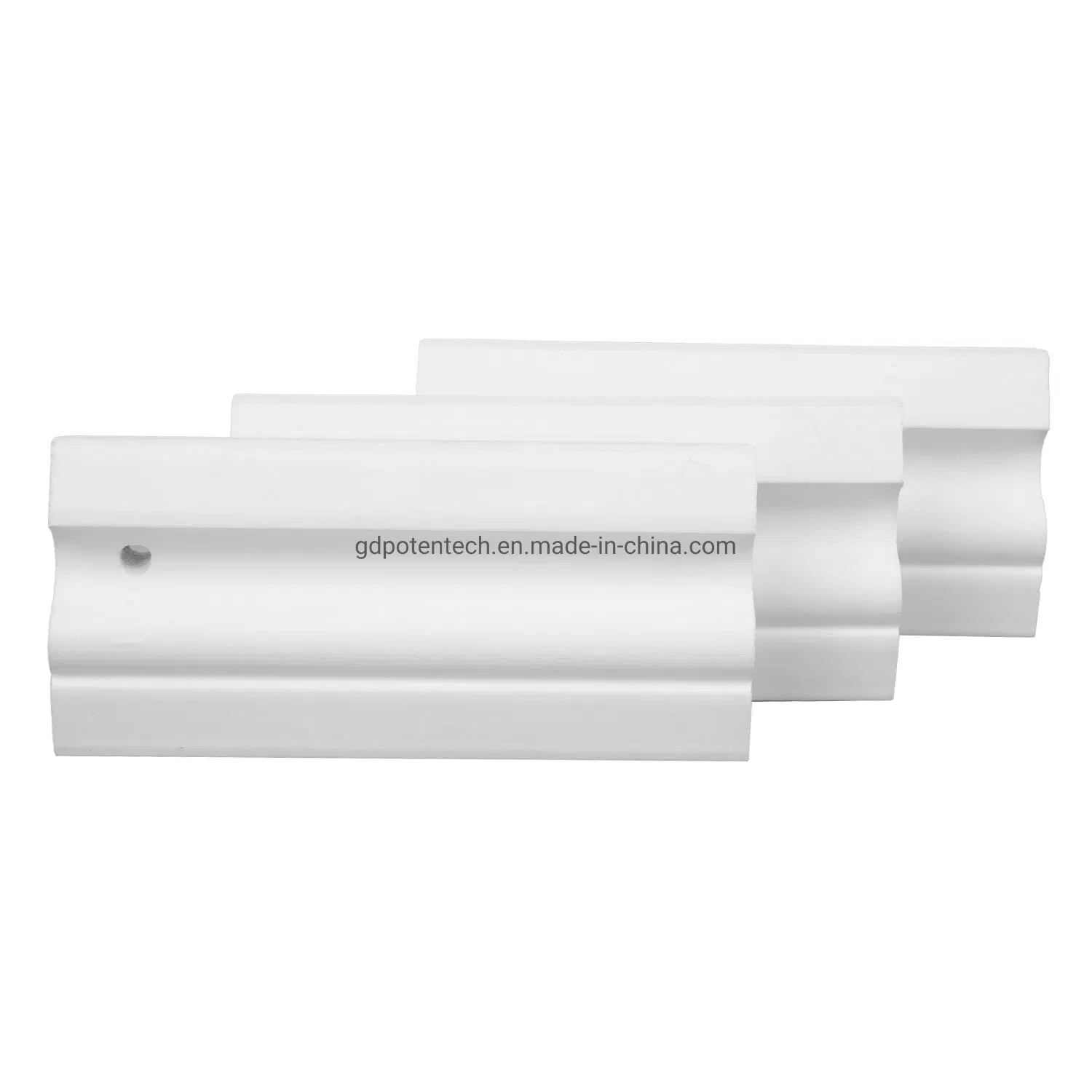 White Window Decoration PVC Mouldings Rams Crown Versatex with High Density