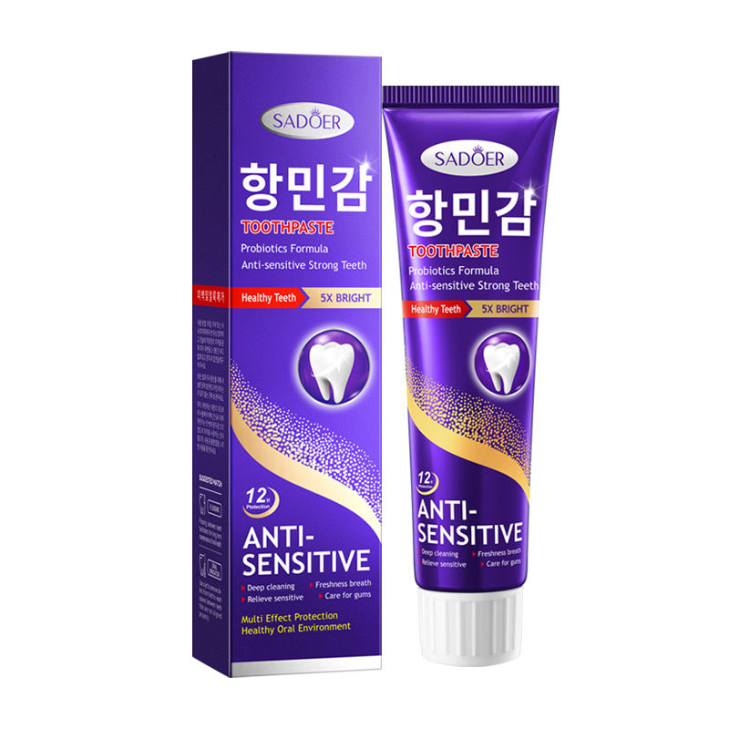 Calming Flower Flavor Anti-Sensitive Toothpaste for Gentle Care
