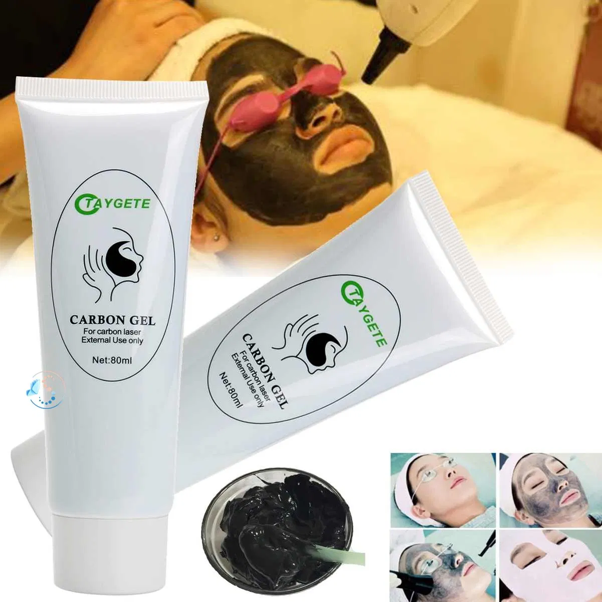 Laser Carbon Peel Gel - 80ml Deep Cleaning & Skin Rejuvenation Cream for Facial & Body Whitening Care