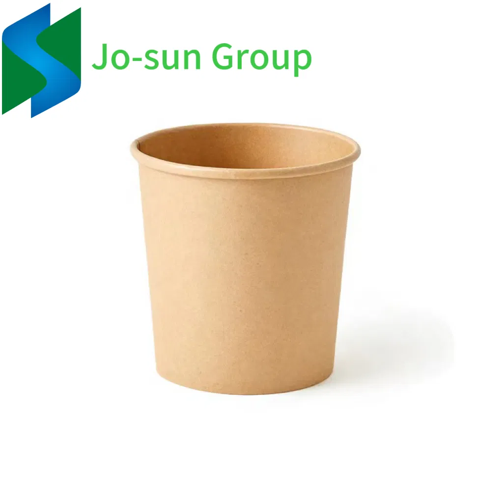 Jo-Sun Ice Cream Sundae Cups Disposable Paper Dessert Bowls Yogurt Bucket Soup Bowls Hot or Cold Food Cups for Party