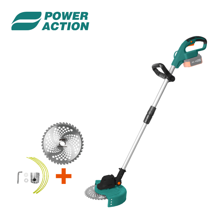 DC20V Battery Electric Cordless Brushless Brush Cutter Line Grass Trimmer Reel Mowers