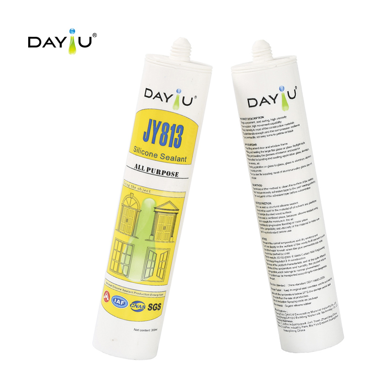 Jayo Product Good Waterproof and UV Resistant Acid Silicone Sealant 300ml