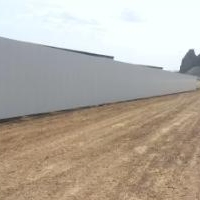 PVC Eco Fence Construction Temporary Hoardings Customized Available