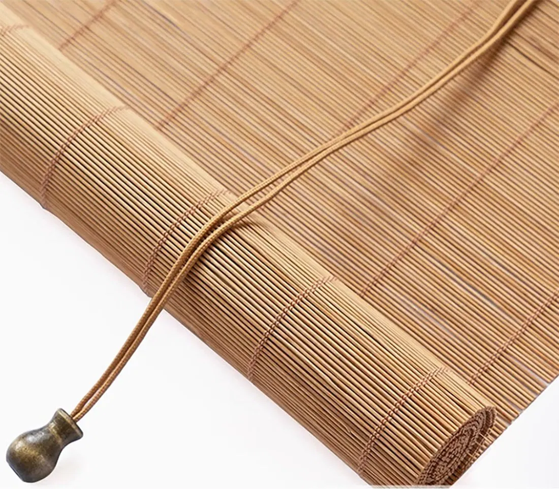 High Quality Cordless Blinds with Natural Bamboo Easy to Lift Window Blinds